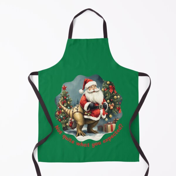Item preview, Funny Dinosaur Santa Surprise – “Not Quite What You Expected?” Christmas Design - GREEN designed and sold by PAPIRO SIGLO XXI.