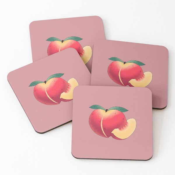 Item preview,  Peach Illustration – Sweet and Soft Fruit Artwork designed and sold by LOUBNEY.