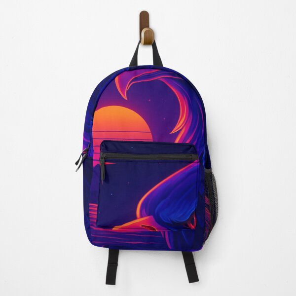 Item preview, Neon Eagle Vaporwave Retro Bird Art designed and sold by GolabMagic.