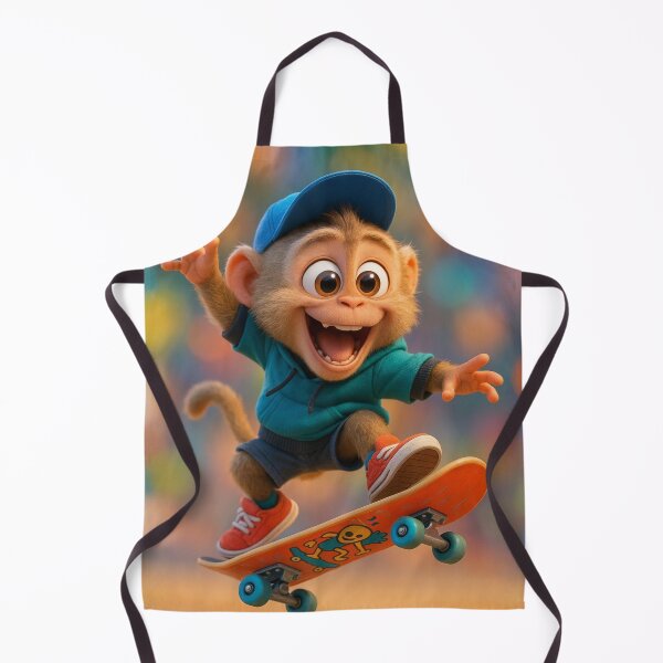 Item preview, Skater Crab-Eating Macaque 2 designed and sold by Sillytoe.