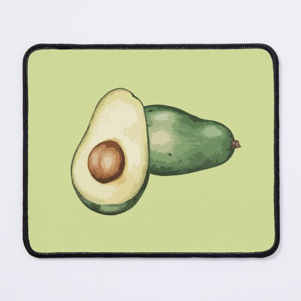 Item preview, Avocado Illustration – Minimal Green Fruit Art designed and sold by LOUBNEY.