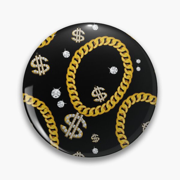 Item preview, Hip Hop Rap Gold Cuban Link Chain 90's Theme designed and sold by idovedesign.