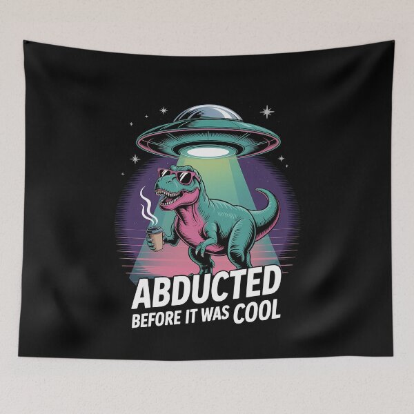 Item preview, Cool T-Rex Abducted UFO Coffee Lover designed and sold by k3rstman1.