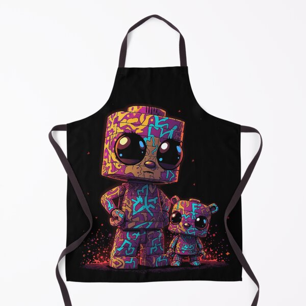 Item preview, Graffiti Brick Characters – Colorful Urban Street Art Illustration designed and sold by PLUSHIWORLDtm.