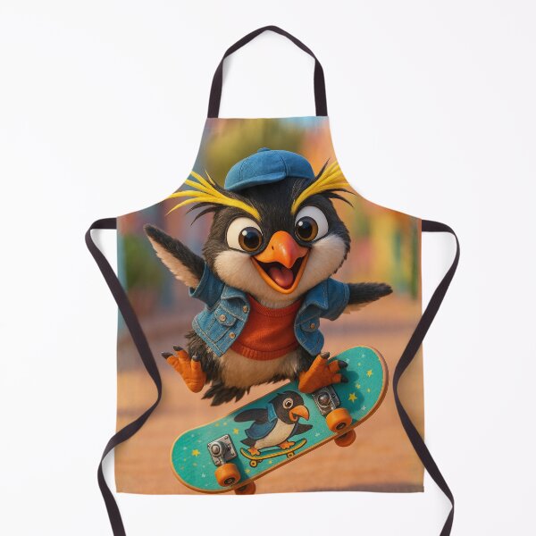 Item preview, Skater Crested Penguin designed and sold by Sillytoe.