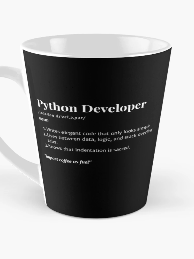 Thumbnail 3 of 4, Coffee Mug, Python Developer Definition | Funny Coding Gift for Python Programmers designed and sold by Yuli Club.