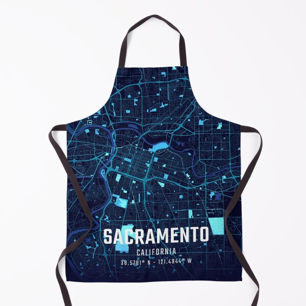 Item preview, Sacramento Midnight City Map designed and sold by HomeLivingCo.