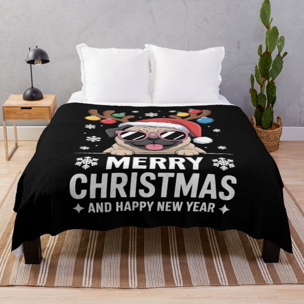 Item preview, Merry Dogmas, Pug Christmas Tree Dog Santa Xmas Dad Mom  designed and sold by ClassicAnthony.