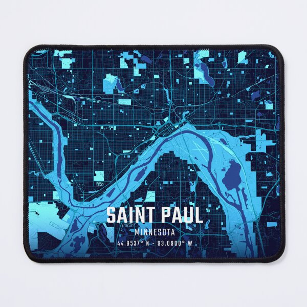 Item preview, Saint Paul Midnight City Map designed and sold by HomeLivingCo.