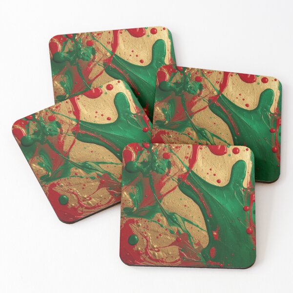 Item preview, Christmas Splash Gold Abstract designed and sold by Harmonic_Layers.