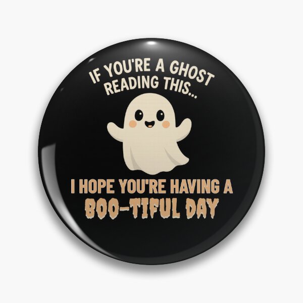 Item preview, Friendly Ghost Boo-tiful Day Message designed and sold by ifdogscouldclap....