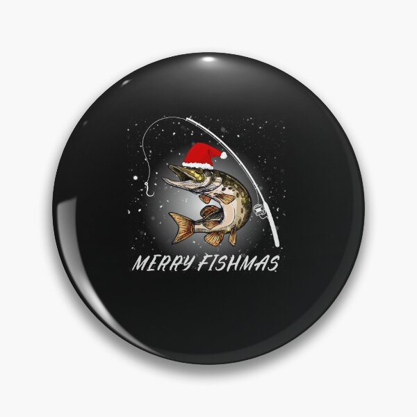 Item preview, Merry Fishmas Angler Fishing Zander Christmas designed and sold by Tempire.