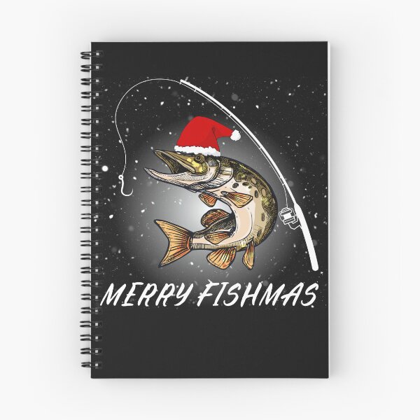 Item preview, Merry Fishmas Angler Fishing Zander Christmas designed and sold by Tempire.