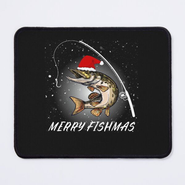 Item preview, Merry Fishmas Angler Fishing Zander Christmas designed and sold by Tempire.