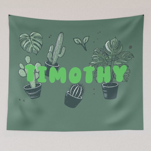 Item preview, Timothy & Aesthetic Plants – Botanical Personalized Design designed and sold by karolinahinc.