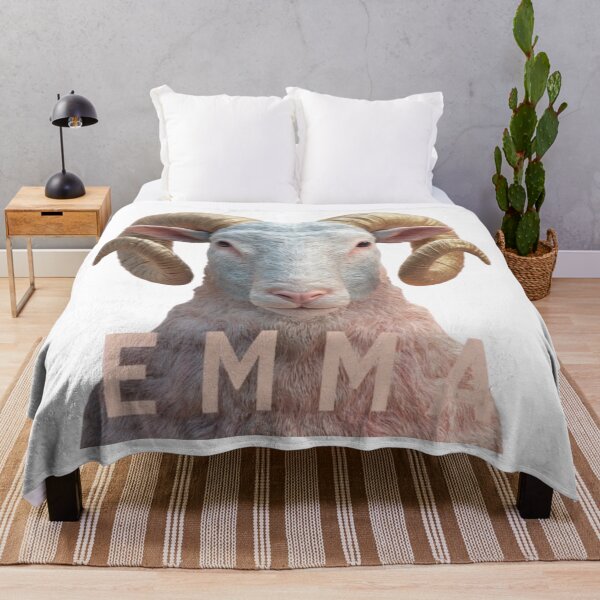 Item preview, Emma – 3D Aries Ram Head Illustration designed and sold by AlexLineArt.