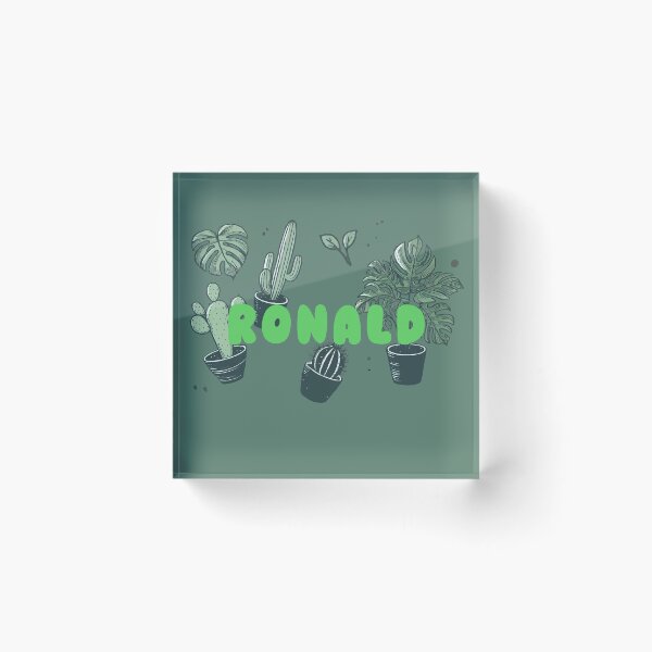 Item preview, Ronald & Aesthetic Plants – Botanical Personalized Design designed and sold by karolinahinc.