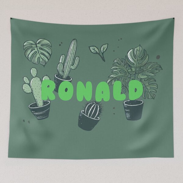 Item preview, Ronald & Aesthetic Plants – Botanical Personalized Design designed and sold by karolinahinc.