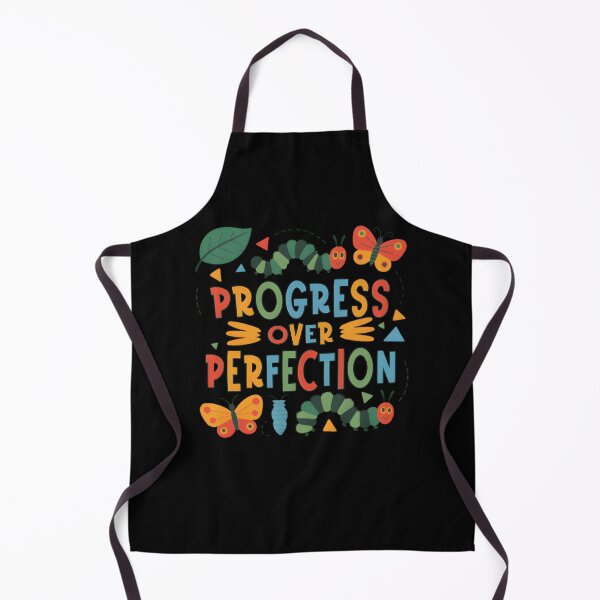 Item preview, Progress Over Perfection Caterpillar Back To School Teacher designed and sold by DoodleUrban.