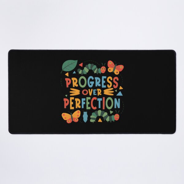 Item preview, Progress Over Perfection Caterpillar Back To School Teacher designed and sold by DoodleUrban.