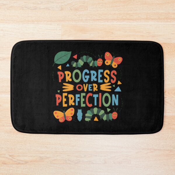 Item preview, Progress Over Perfection Caterpillar Back To School Teacher designed and sold by DoodleUrban.