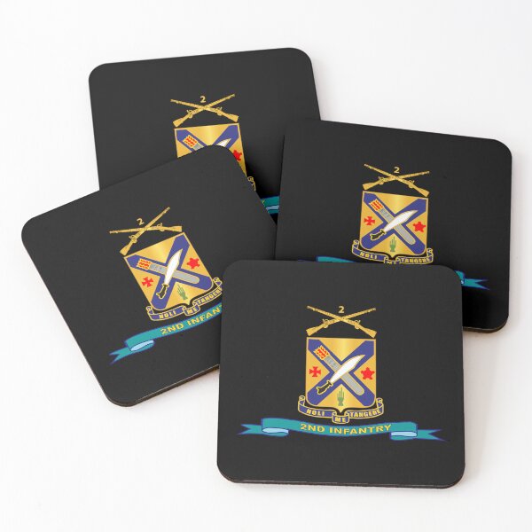 Item preview, Army - 2nd Infantry Regiment  w Br - Ribbon designed and sold by Military Insignia Products.