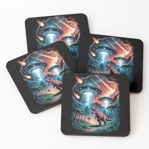 Item preview, Dinosaur UFO Extinction Event designed and sold by k3rstman1.