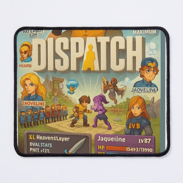 Item preview, Dispatch Game 3D Epic Poster | RPG Characters Artwork | Trending Gaming Design designed and sold by LatestDesign95.