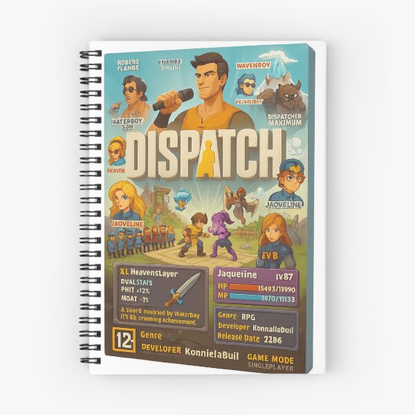 Item preview, Dispatch Game 3D Epic Poster | RPG Characters Artwork | Trending Gaming Design designed and sold by LatestDesign95.