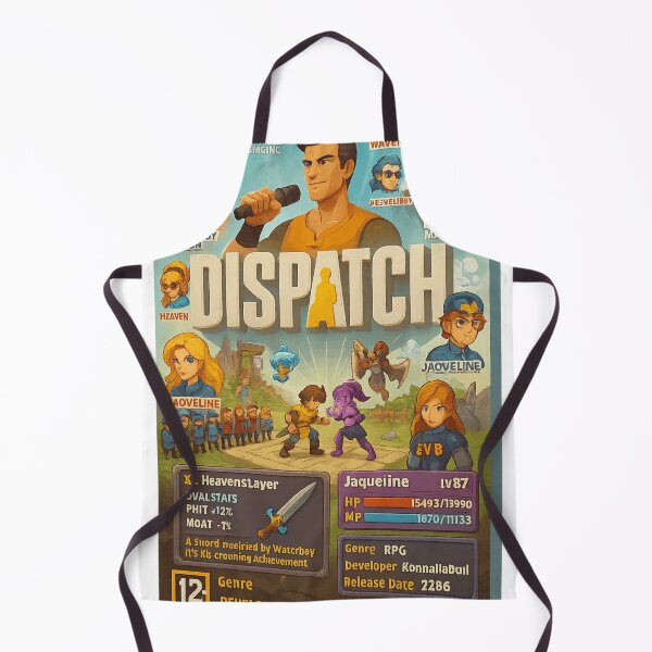 Item preview, Dispatch Game 3D Epic Poster | RPG Characters Artwork | Trending Gaming Design designed and sold by LatestDesign95.