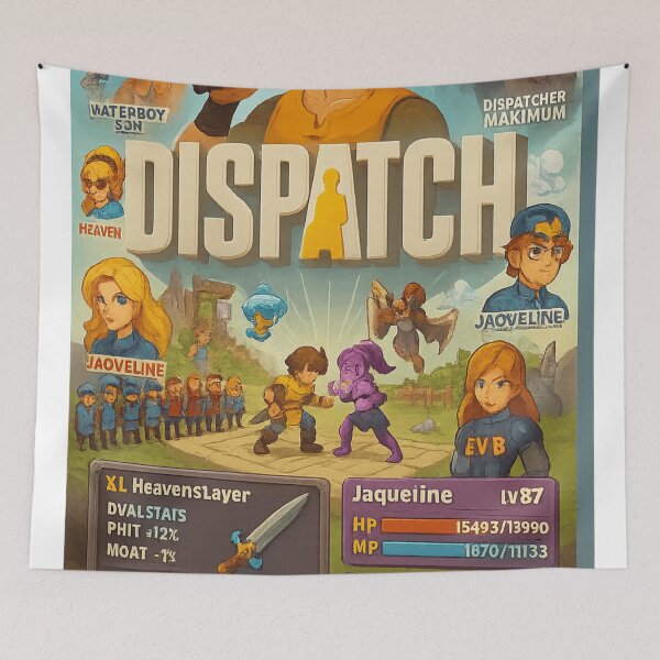 Item preview, Dispatch Game 3D Epic Poster | RPG Characters Artwork | Trending Gaming Design designed and sold by LatestDesign95.