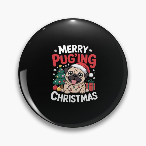 Item preview, Merry Pugging Christmas Dog Santa Pug Xmas Boys Pugmas6  designed and sold by ClassicAnthony.