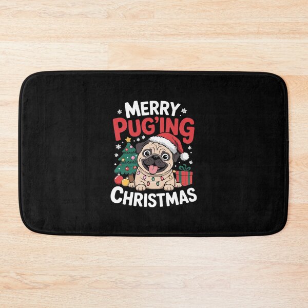 Item preview, Merry Pugging Christmas Dog Santa Pug Xmas Boys Pugmas6  designed and sold by ClassicAnthony.