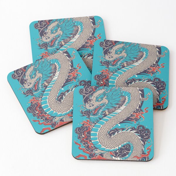 Item preview, Japanese Dragon – Traditional Ukiyo-e Style Art designed and sold by TokyoView.