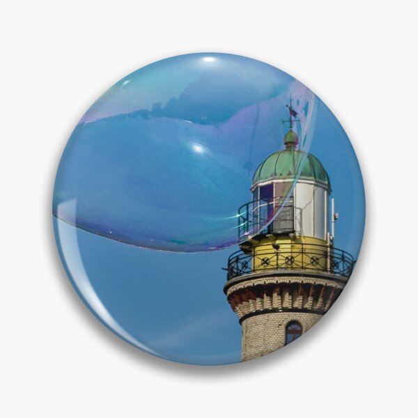 Item preview, Giant Soap Bubbles Over the Warnemünde Lighthouse designed and sold by TsvietkovaArt.