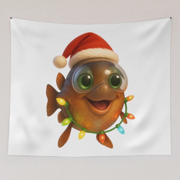 Item preview, Christmas Barreleye Fish designed and sold by Sillytoe.