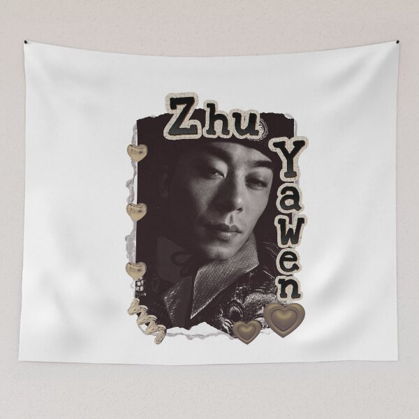 Item preview, Zhu Yawen Chinese Actor Cdrama Chinese Entertainment Scrapbook Collage Cozy Y2K Vintage Design designed and sold by HELL0WBELLO.