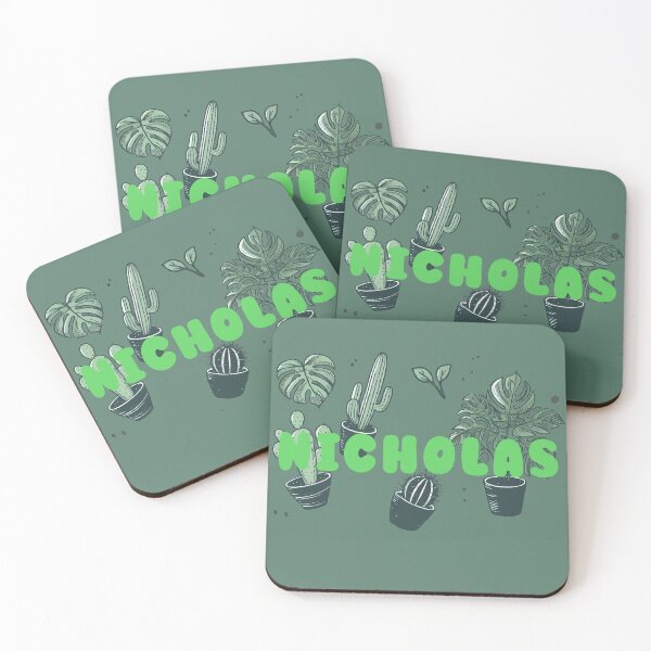 Item preview, Nicholas & Aesthetic Plants – Botanical Personalized Design designed and sold by karolinahinc.