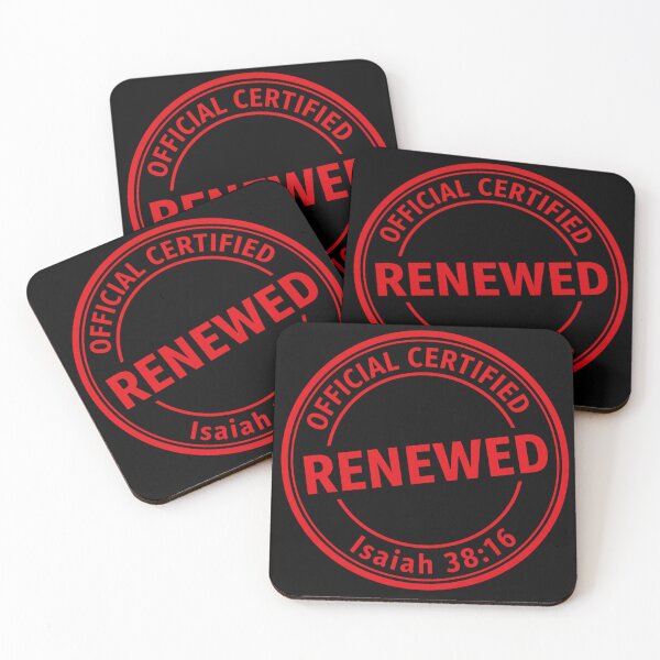 Item preview, Renewed – Isaiah 38:16 | Certified by Grace by All43 designed and sold by All43.