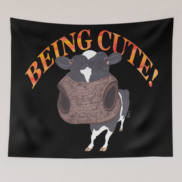 Item preview, CUTE COW BEING CUTE designed and sold by BeritValk.