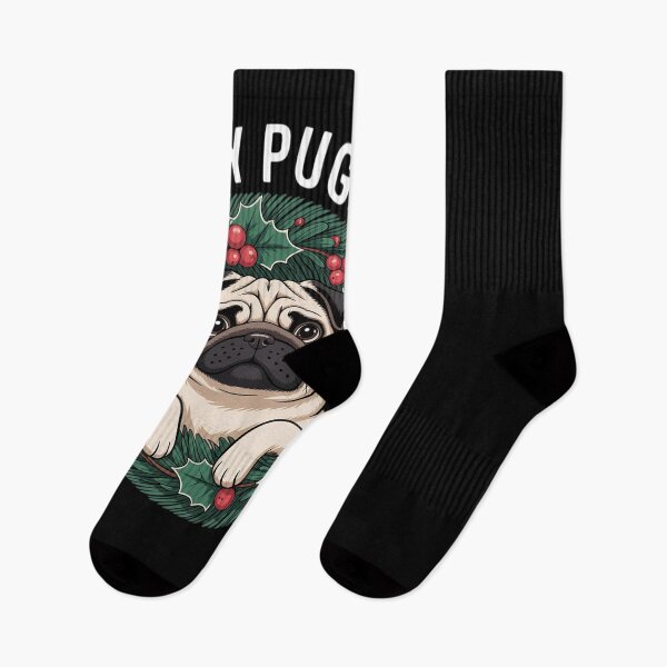 Item preview, Merry Pugging Christmas Dog Santa Pug Xmas Merry Pugmas  designed and sold by ClassicAnthony.