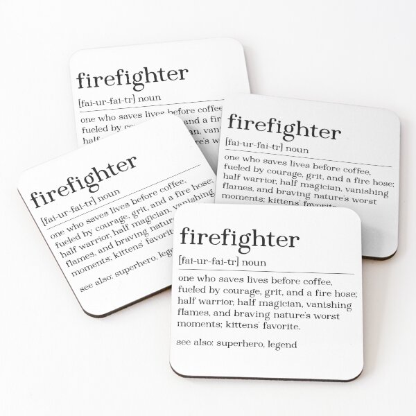 Item preview, Firefighter Definition Fireman designed and sold by stylesip.