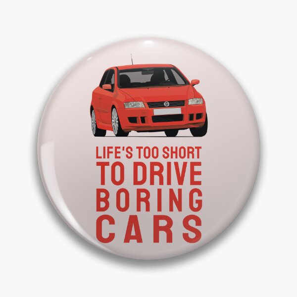 Item preview, Life is too short to drive boring cars -  Stilo - red designed and sold by knappidesign.