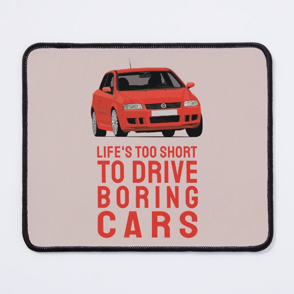 Item preview, Life is too short to drive boring cars -  Stilo - red designed and sold by knappidesign.