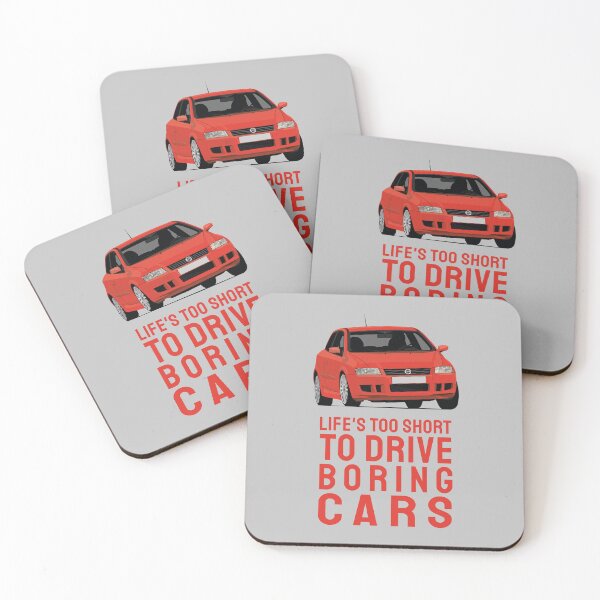 Item preview, Life is too short to drive boring cars -  Stilo - red designed and sold by knappidesign.