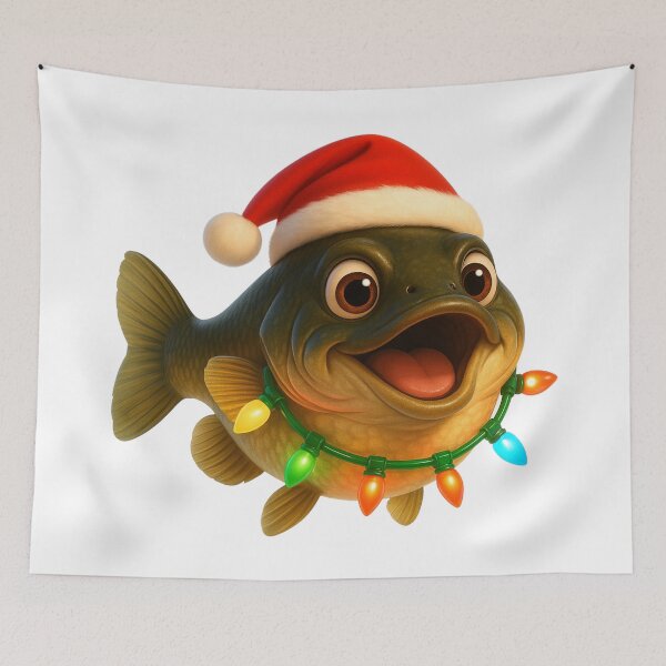 Item preview, Christmas Black Bass designed and sold by Sillytoe.