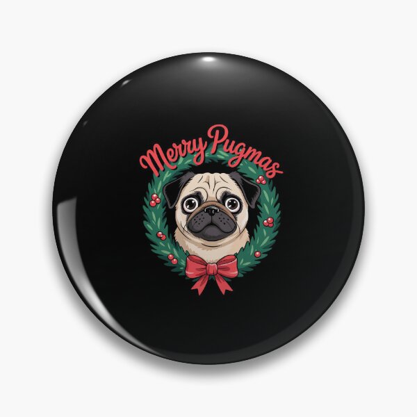 Item preview, Merry Pugging Christmas Dog Santa Pug Xmas Merry Pugmas2  designed and sold by ClassicAnthony.