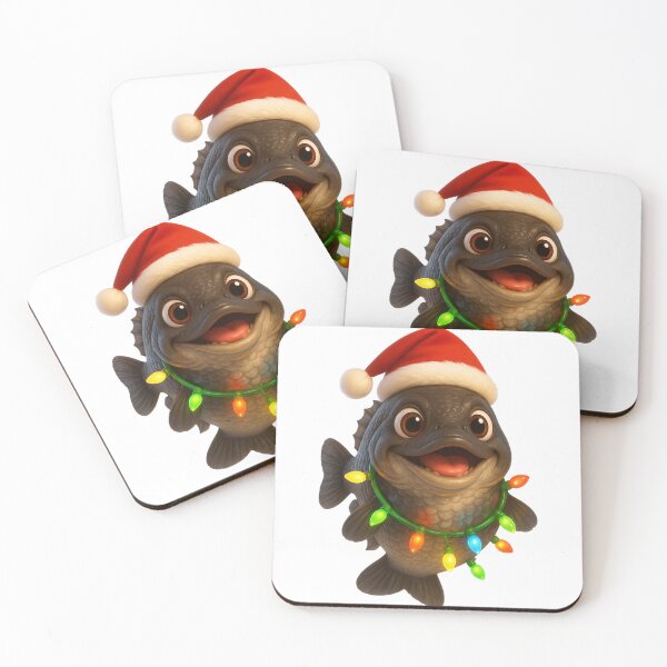 Item preview, Christmas Black Sea Bass designed and sold by Sillytoe.