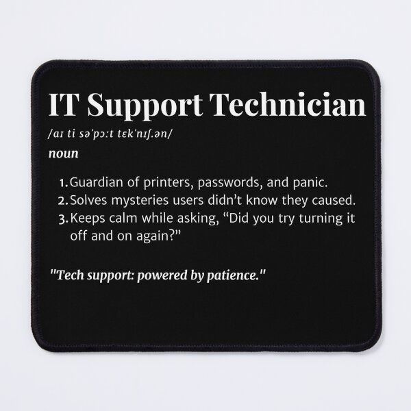 Item preview, IT Support Technician Definition | Funny Tech Support Gift for IT Pros designed and sold by Yuli Club.