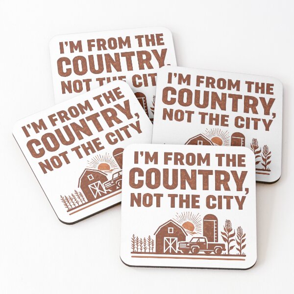 Item preview, I’m From the Country, Not the City – Rustic Farm Icons & Bold Country Typography designed and sold by DaEeX.
